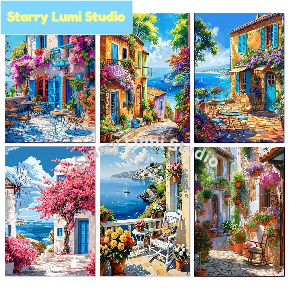 Water Town Diamond Painting La - Art Craft Village reseña y precio
