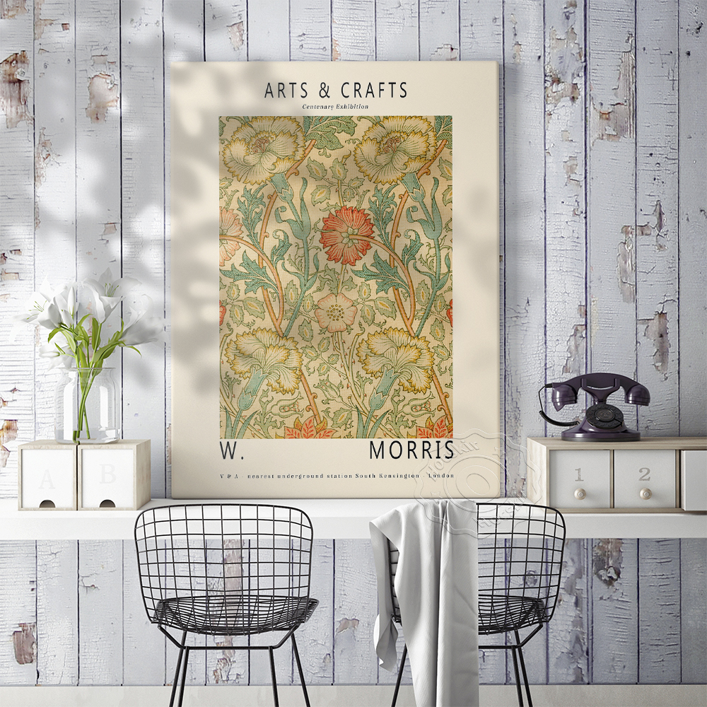 William Morris Exhibition Post - Art Craft Museum reseña y precio