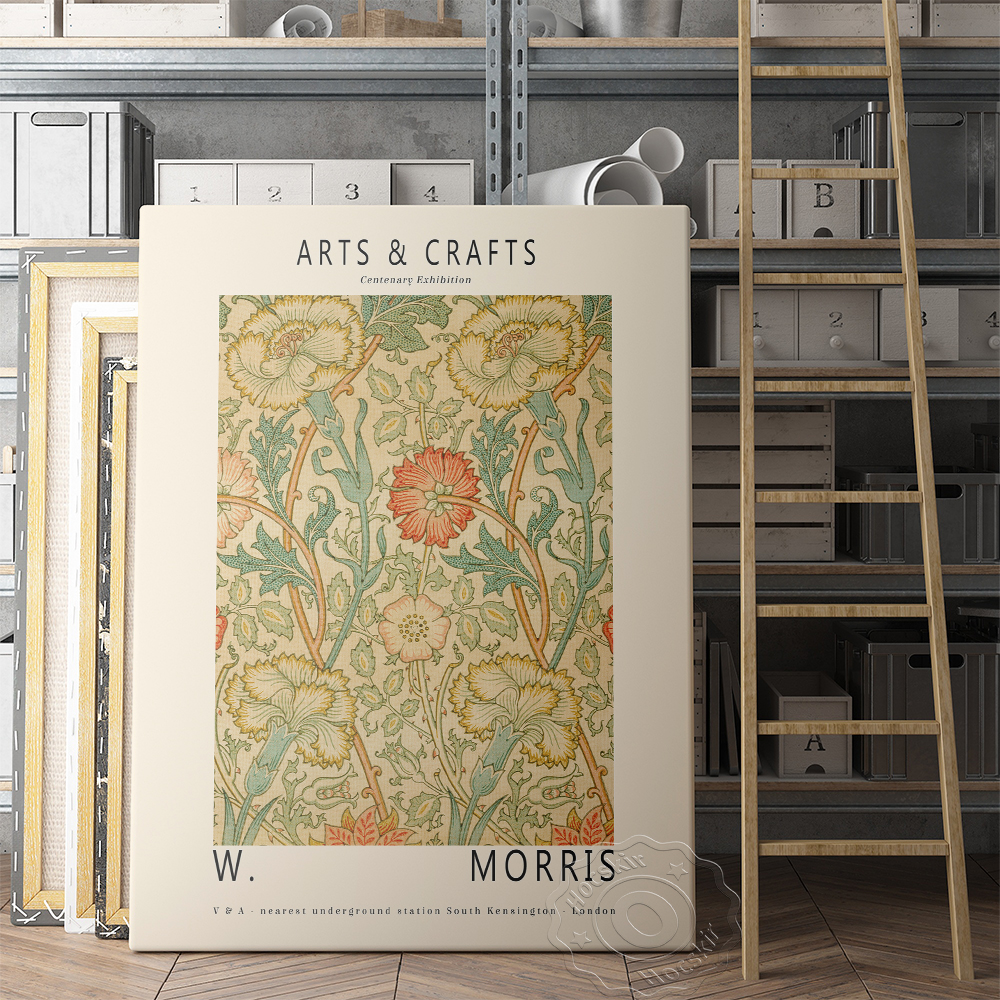 William Morris Exhibition Post - Art Craft Museum reseña y precio