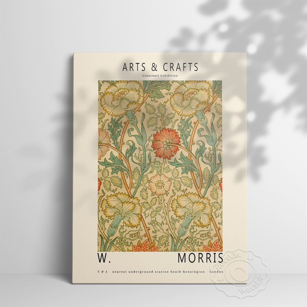 William Morris Exhibition Post - Art Craft Museum reseña y precio