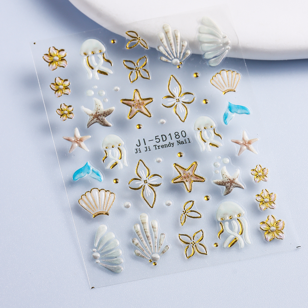 5D Embossed Ocean Shells Jelly - Art Craft Jellyfish reseña y precio