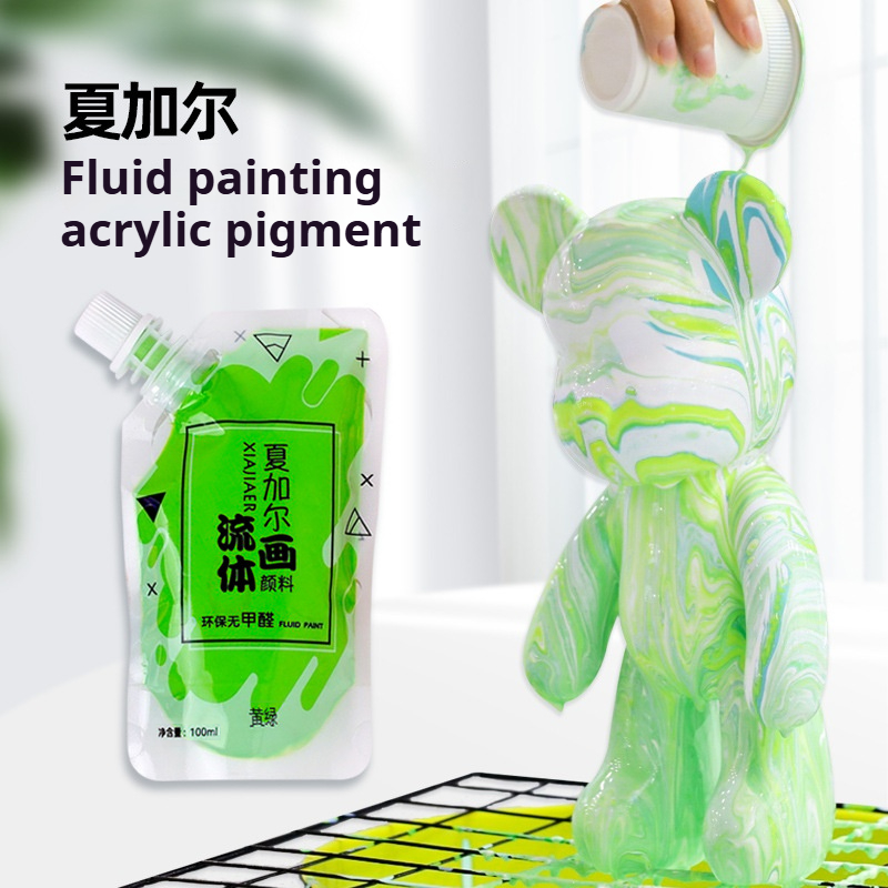 100ML/1pcs/ multi-colour fluid - Acrylic Pour Paint reseña y precio
