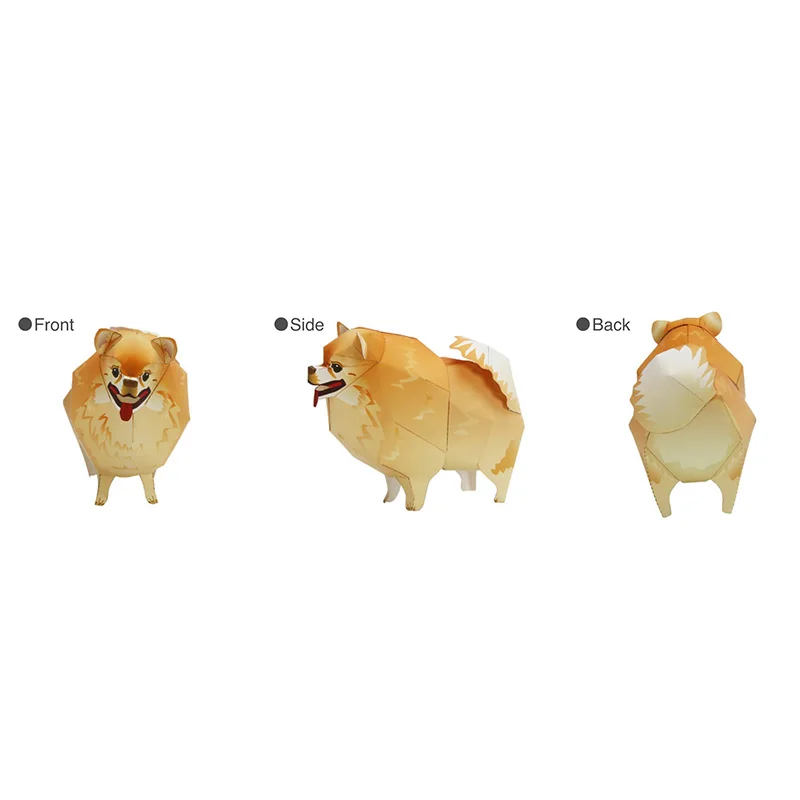 Pomeranian Dog Folding Origami - Art Craft Center reseña y precio