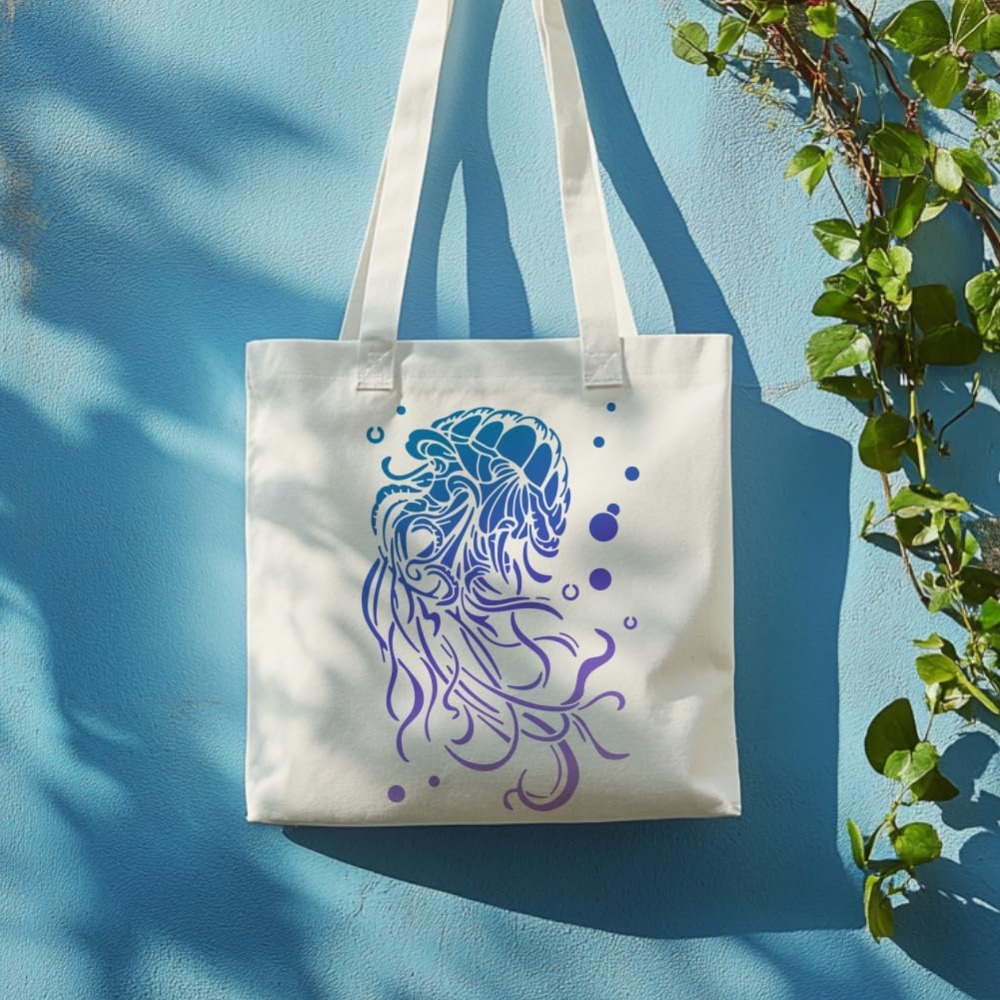 Dreamy Jellyfish Stencil Reusa - Art Craft Jellyfish reseña y precio