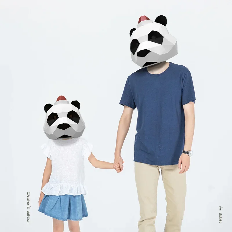 Christmas Panda Mask Paper Mod - Art Craft Center reseña y precio