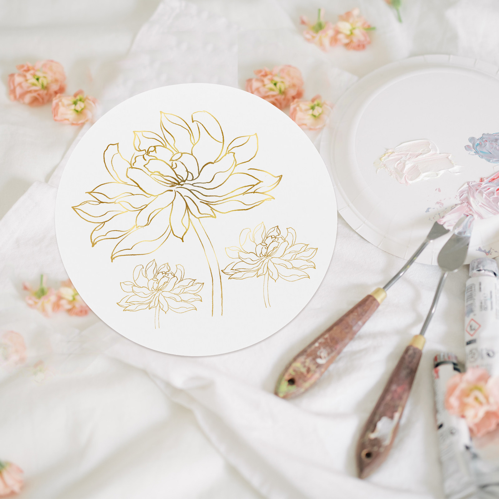 20Pcs Round Painting Cardboard - Art Craft Cardboard reseña y precio