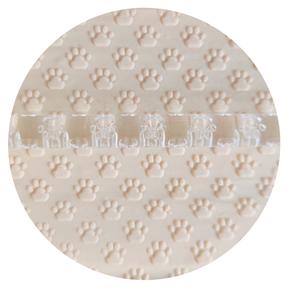 Lovely Bear Footprint  Pattern - Eco Art Craft reseña y precio