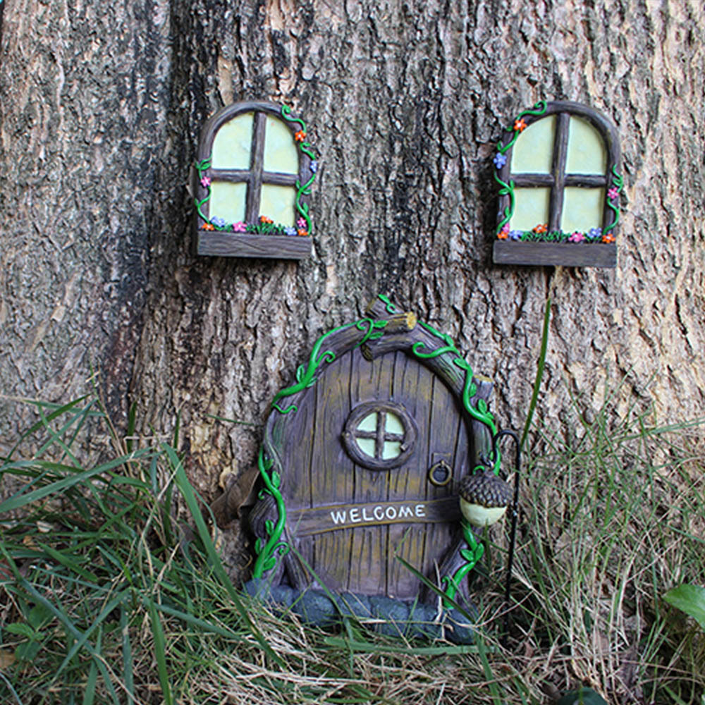 3pcs Tree Sculpture Garden Gno - Art Craft Tree reseña y precio