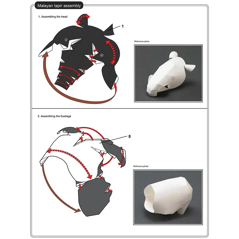 Malayan Tapir Origami Art Mini - Art Craft Center reseña y precio