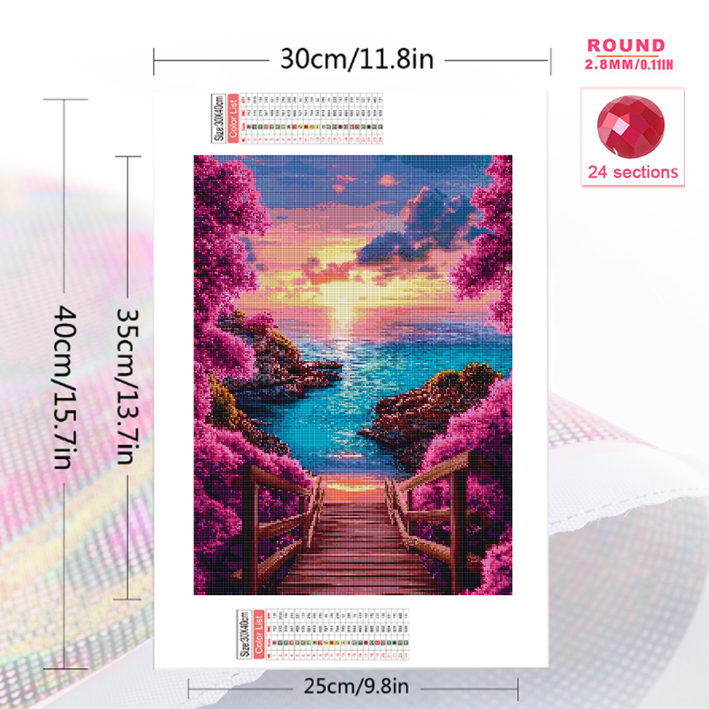 Momoart Full Square Round Diam - Art Craft Tree reseña y precio
