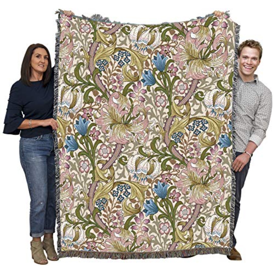 William Morris Golden Lily Bla - Art Craft William Morris reseña y precio