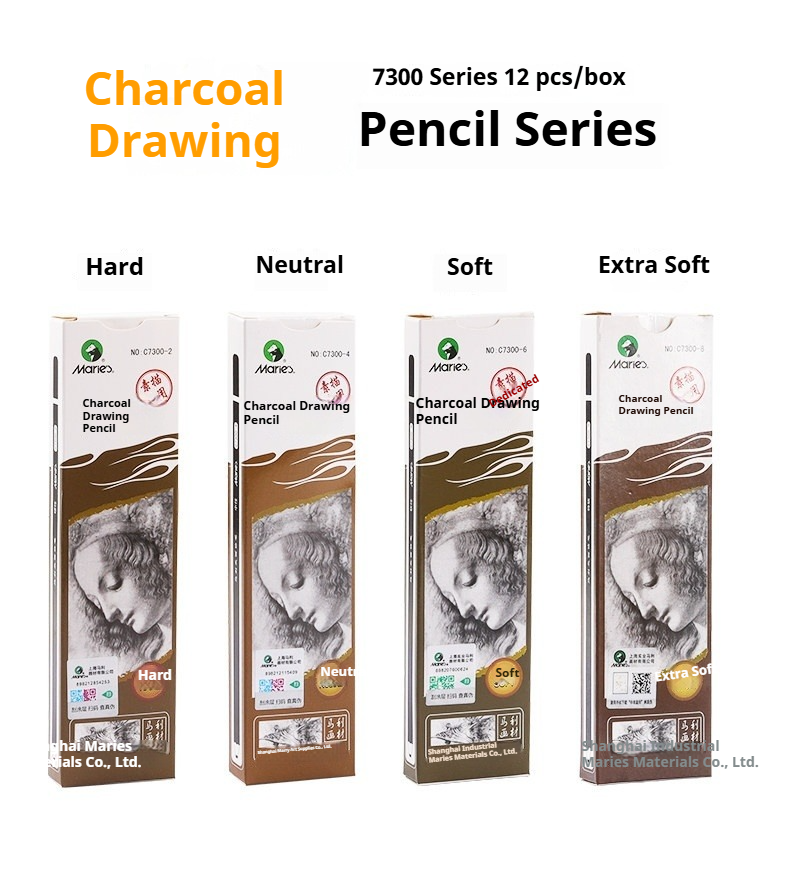 Marie's 12pcs Charcoal Pencils - Sketching Charcoal Set reseña y precio