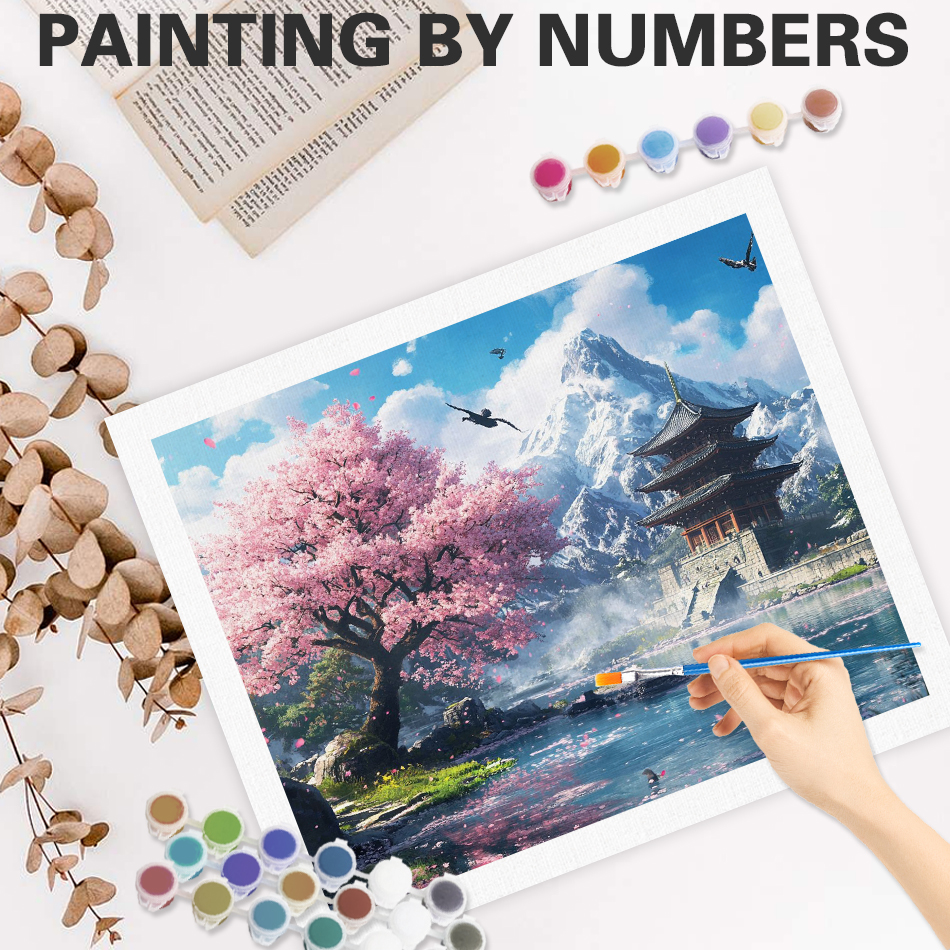 GATYZTORY Village Paint By Num - Art Craft Village reseña y precio