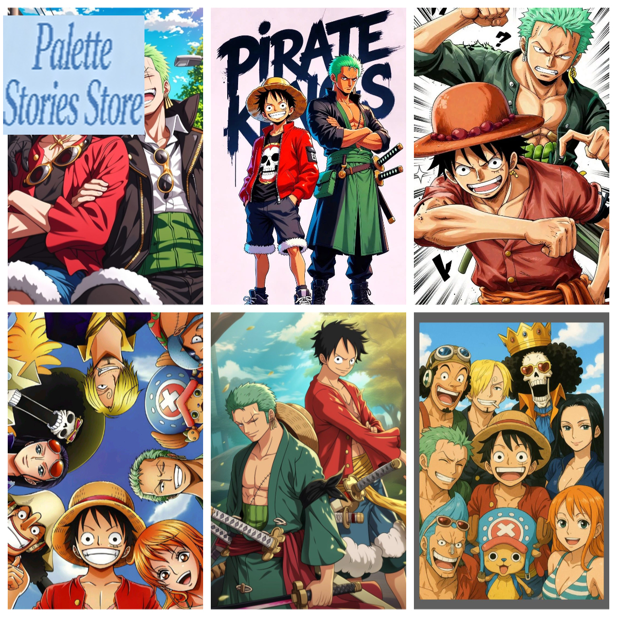 One Piece Luffy Paint by Numbe - Art And Craft Numbers reseña y precio
