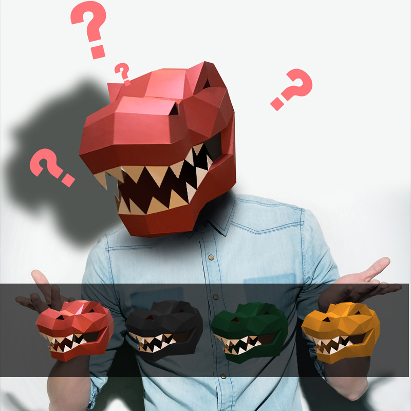 Tyrannosaurus Rex Animal Mask  - Art Craft Center reseña y precio