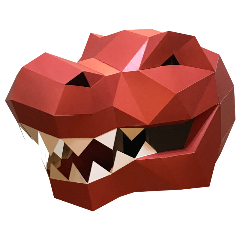 Tyrannosaurus Rex Animal Mask  - Art Craft Center reseña y precio