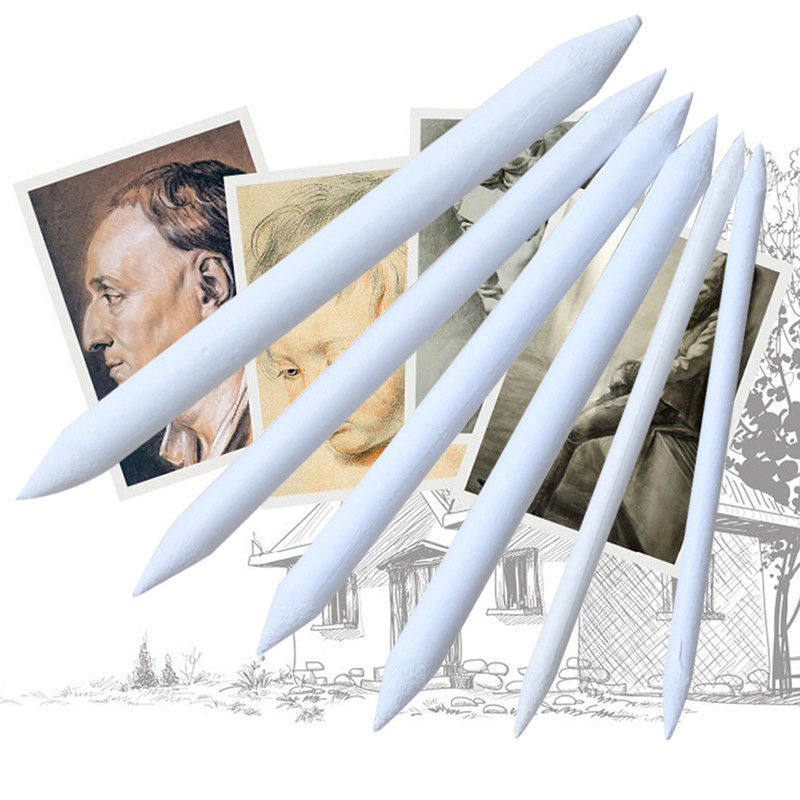 6Pcs Sketch Rub Pencil Blendin - Sketching Charcoal Set reseña y precio