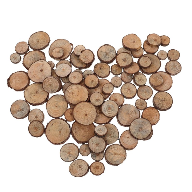 Unfinished Wood Slices Discs C - Art Craft Tree reseña y precio