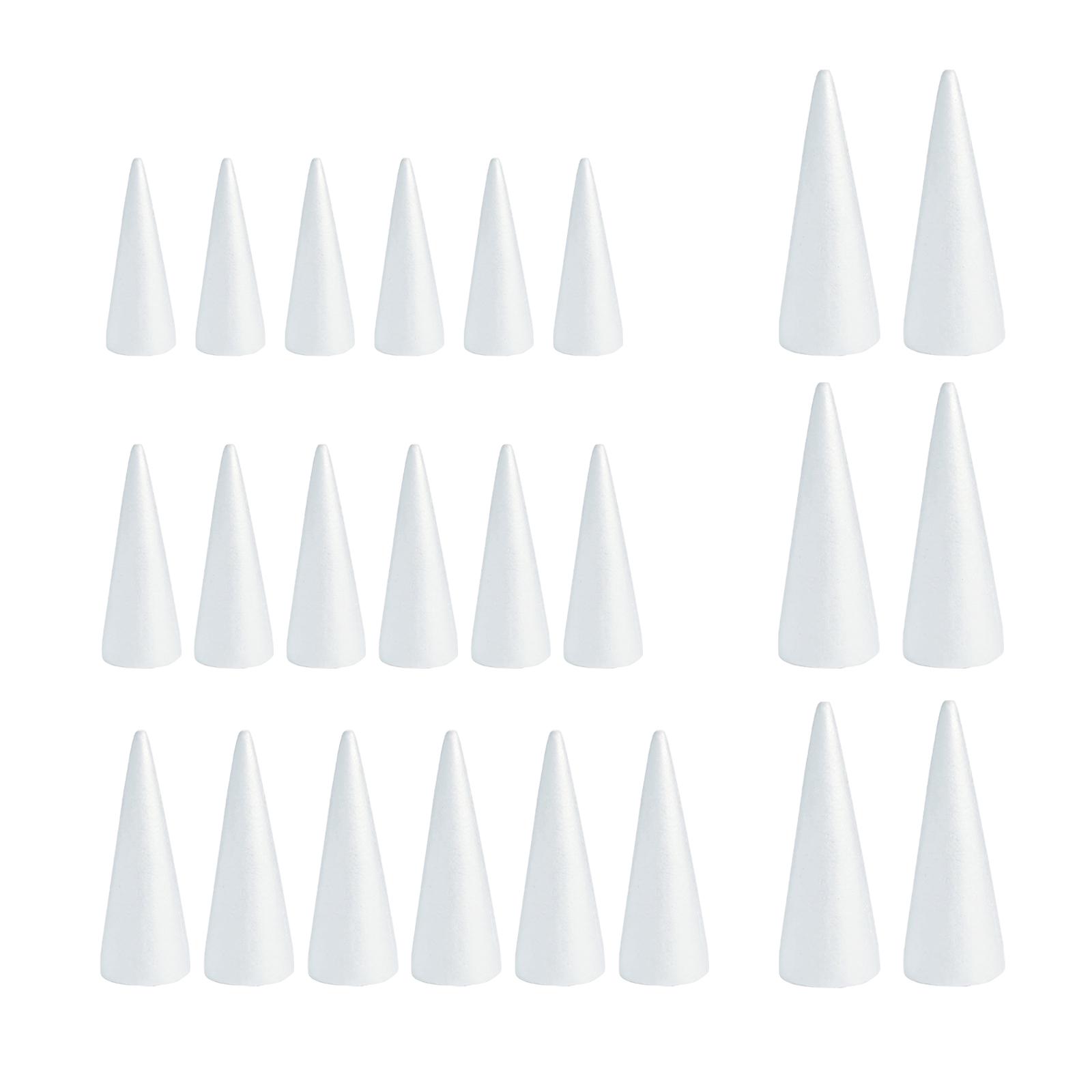 White Crafts Foam Cones for DI - Art Craft Tree reseña y precio