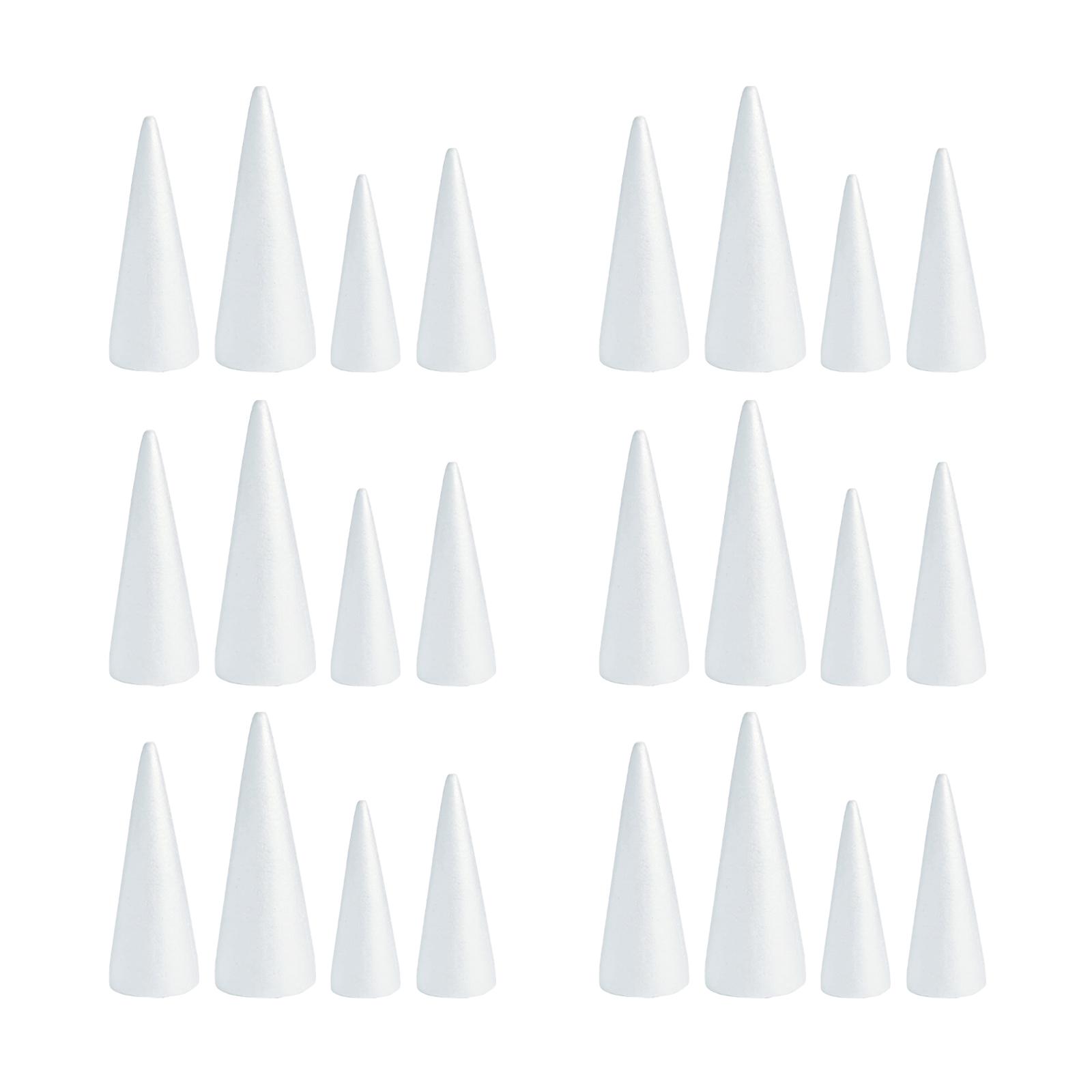 White Crafts Foam Cones for DI - Art Craft Tree reseña y precio