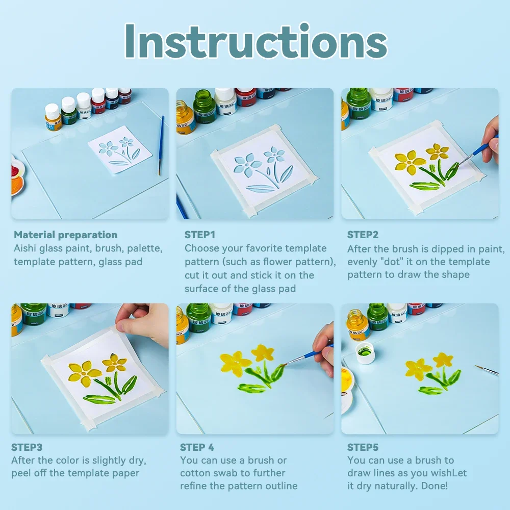 Waterproof Glass Paint 20/25ml - Acrylic Pour Paint reseña y precio