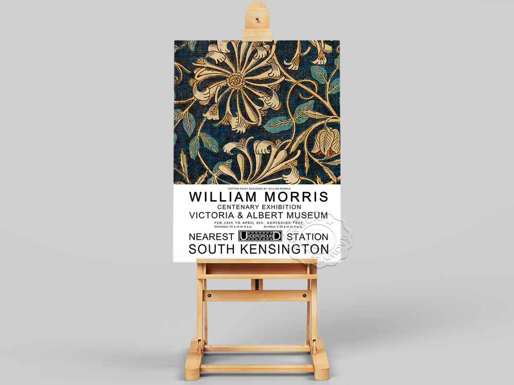 William Morris Exhibition Muse - Art Craft William Morris reseña y precio