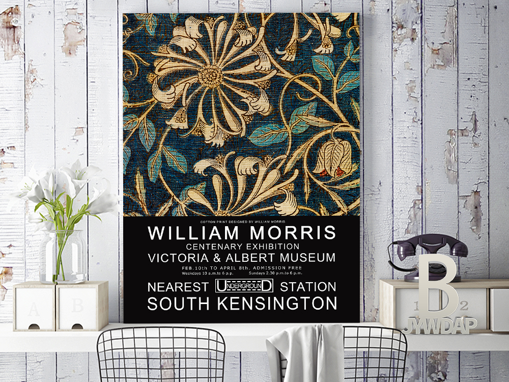William Morris Exhibition Muse - Art Craft William Morris reseña y precio