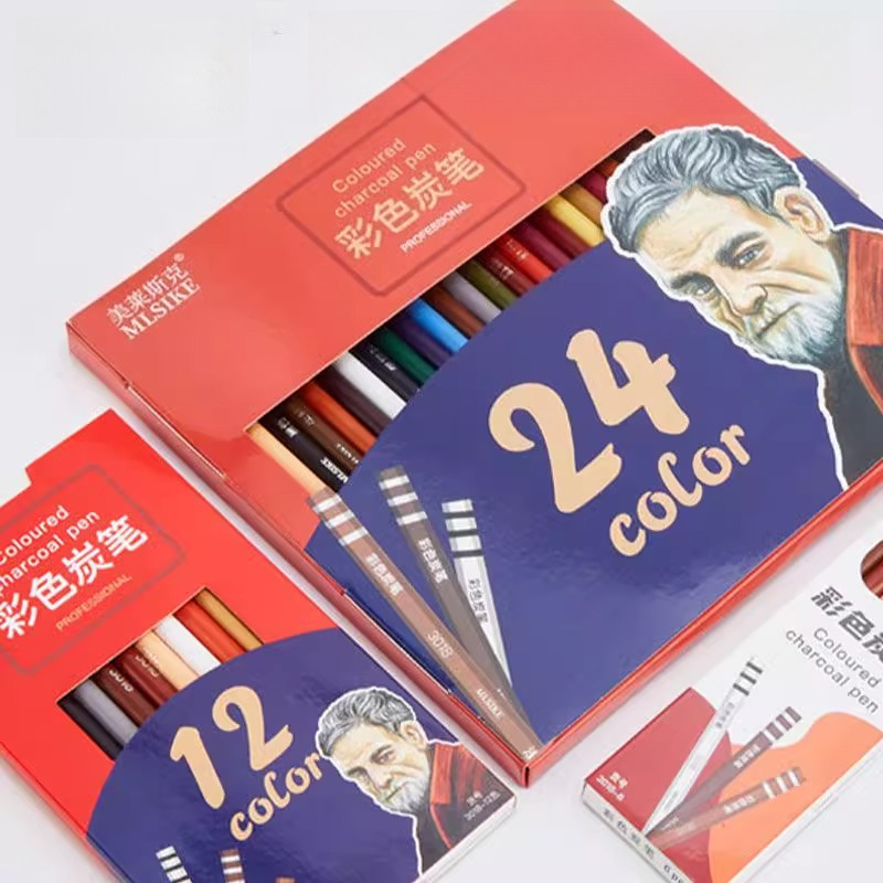 MLSIKE Color Charcoal Pencils  - Sketching Charcoal Set reseña y precio
