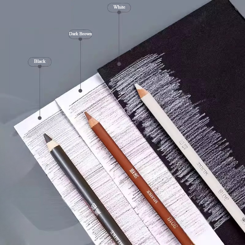 MLSIKE Color Charcoal Pencils  - Sketching Charcoal Set reseña y precio