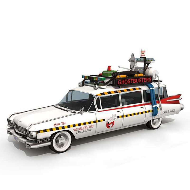 Ghostbusters Car Ecto-1A 1:20  - Art Craft Cardboard reseña y precio