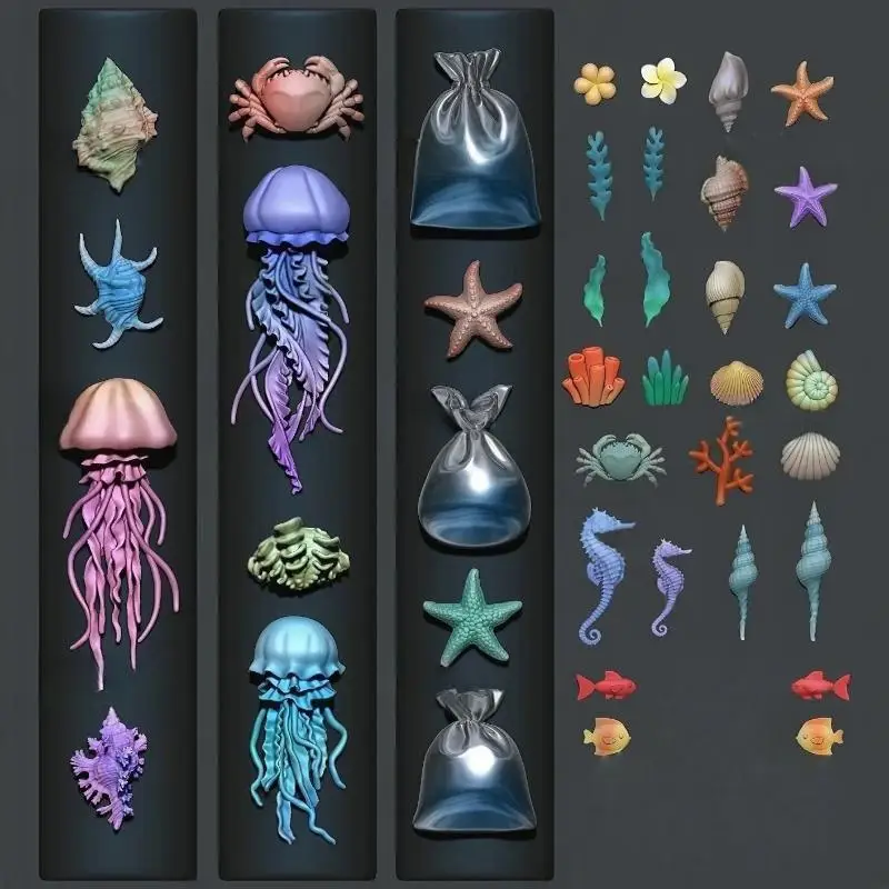 3D Ocean Series Silicone Jelly - Art Craft Jellyfish reseña y precio