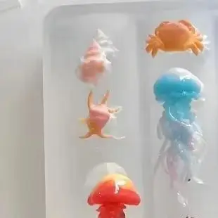 3D Ocean Series Silicone Jelly - Art Craft Jellyfish reseña y precio