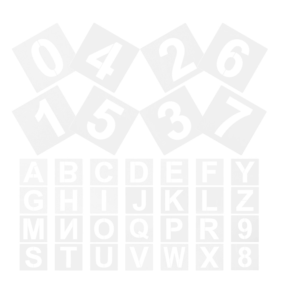 72Pcs Plastic Alphabet Number  - Art And Craft Numbers reseña y precio