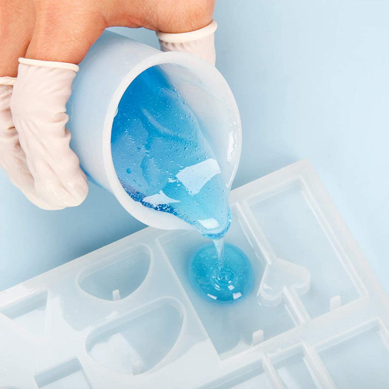 Silicone Mixing Measuring Cups - Acrylic Pour Paint reseña y precio
