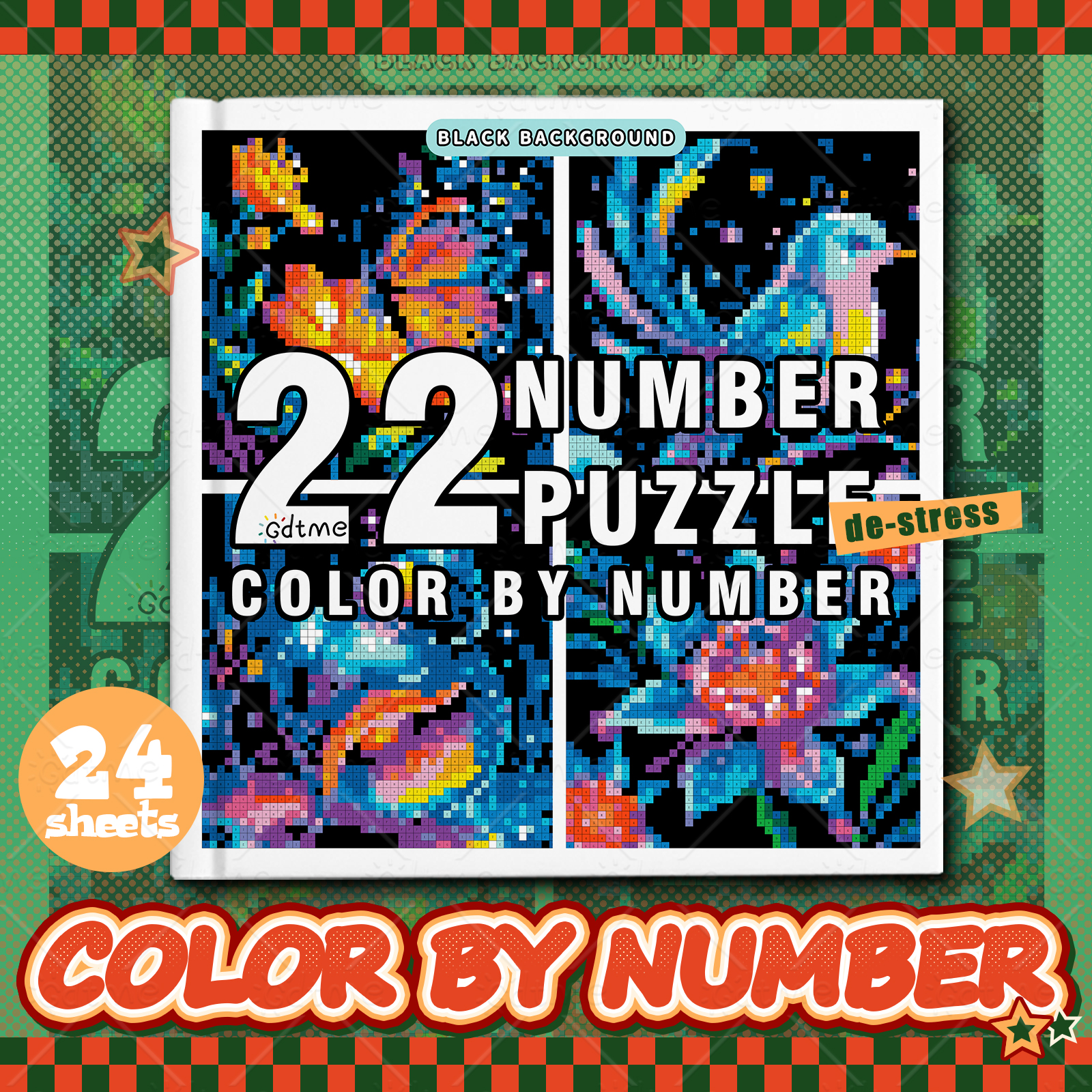 1pc NUMBER PUZZLE COLOR BY NUM - Art And Craft Numbers reseña y precio