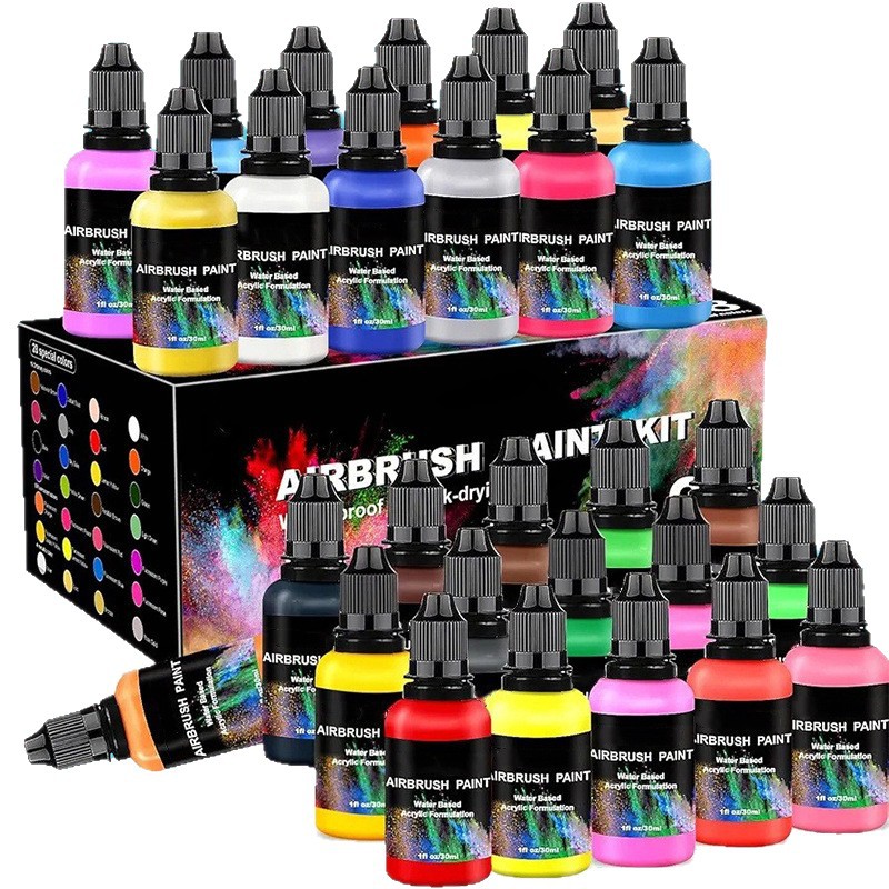 28/12 Colors 30ML Airbrush Pai - Acrylic Pour Paint reseña y precio