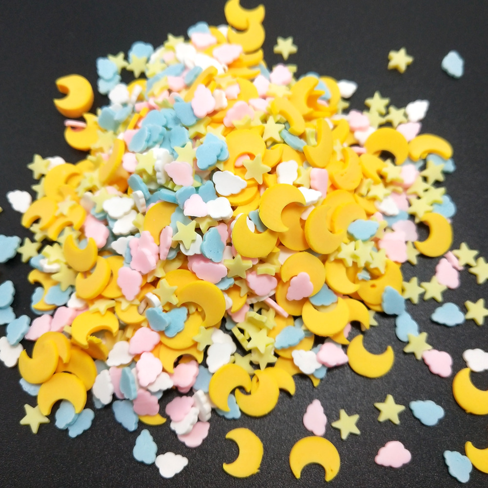 50g Yellow Star/Clouds Polymer - Art Craft Love reseña y precio