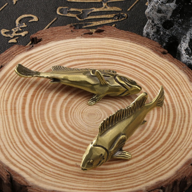 1 PC Brass Fish Ornament Creat - Unique Art Craft reseña y precio