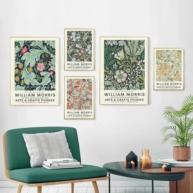 Canvas Painting Wall Picture A - Art Craft William Morris reseña y precio