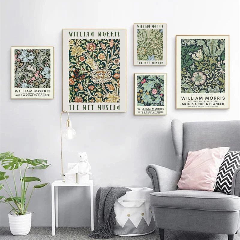 Canvas Painting Wall Picture A - Art Craft William Morris reseña y precio