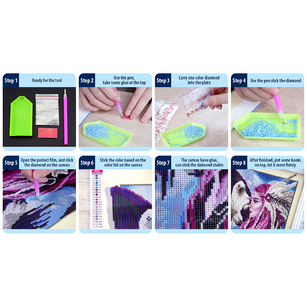 24PCS Diamond Mosaic Sticker D - Art And Craft Numbers reseña y precio