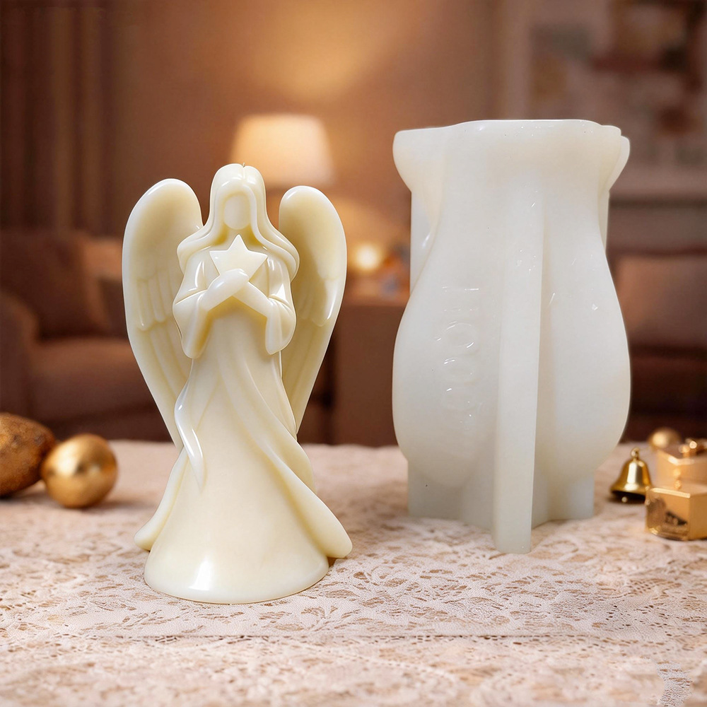 Angel Plaster Mold Beautiful D - Art And Craft Studio reseña y precio