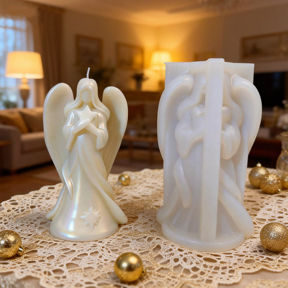 Angel Plaster Mold Beautiful D - Art And Craft Studio reseña y precio