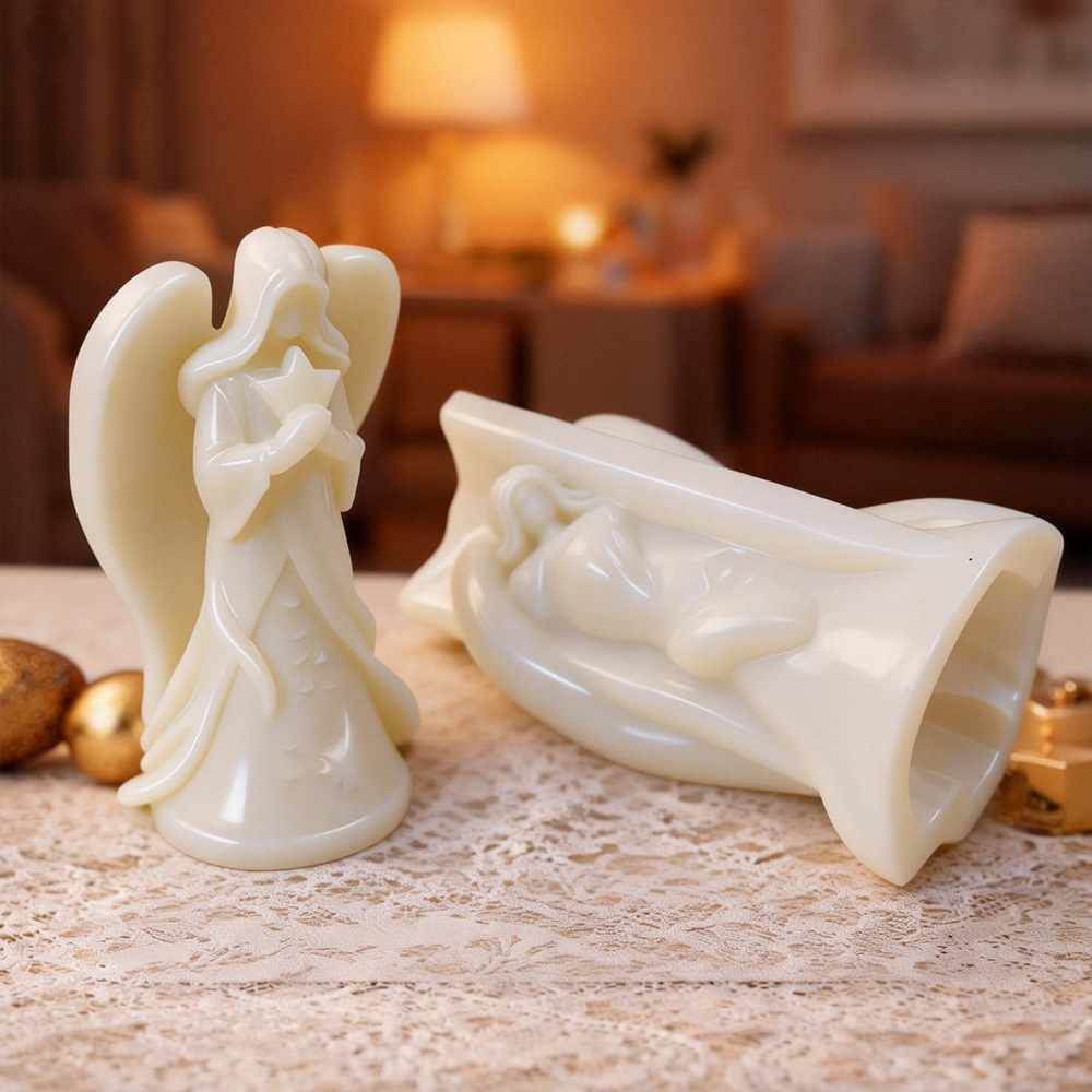 Angel Plaster Mold Beautiful D - Art And Craft Studio reseña y precio