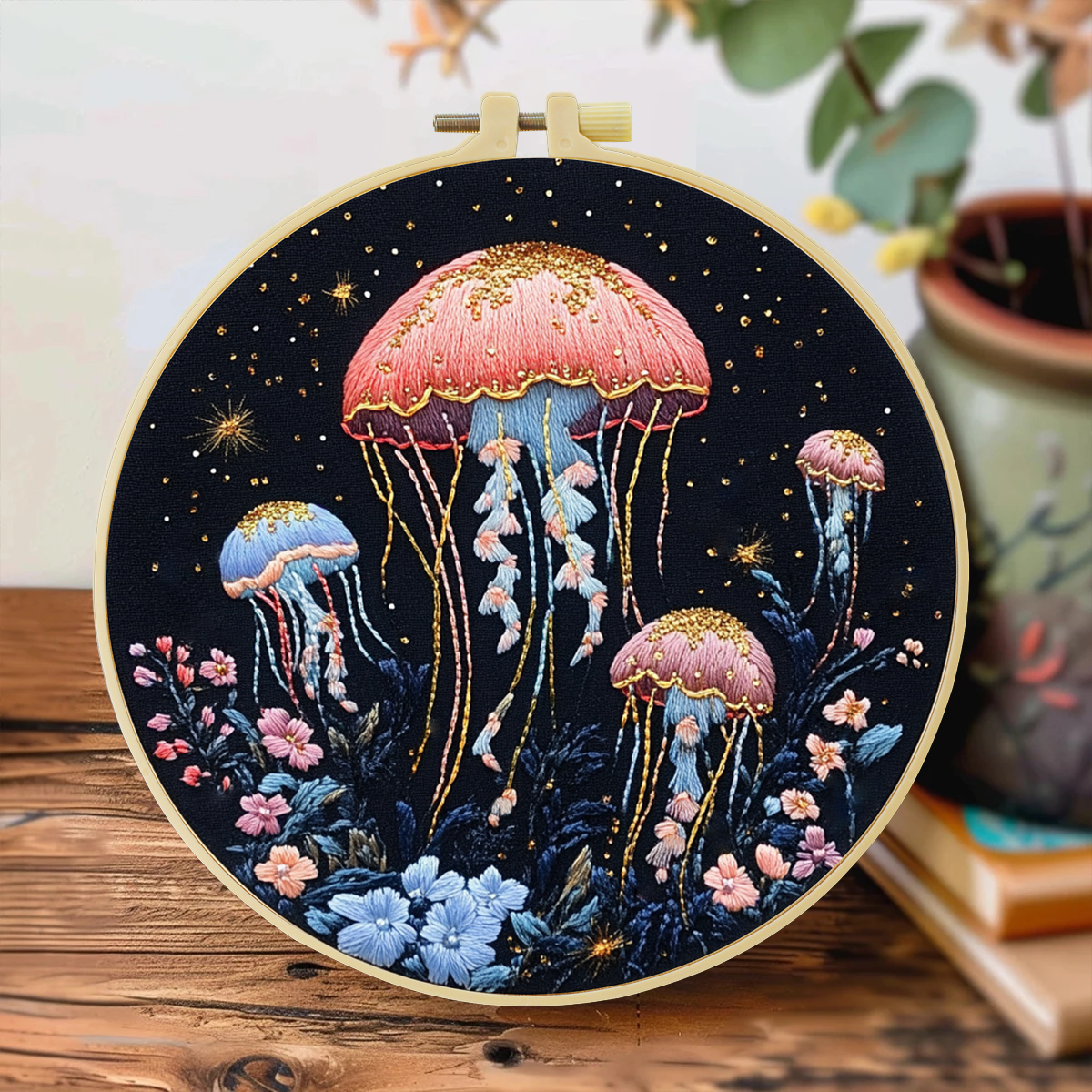 1pc 20X20CM/15X15CM 7.87/6.3in - Art Craft Jellyfish reseña y precio