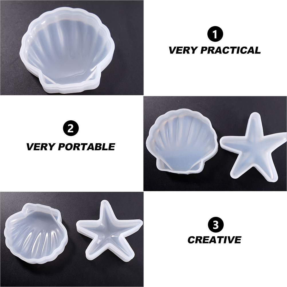 2Pcs Ocean Sea Star Silicone M - Art Craft Ideas Easy reseña y precio