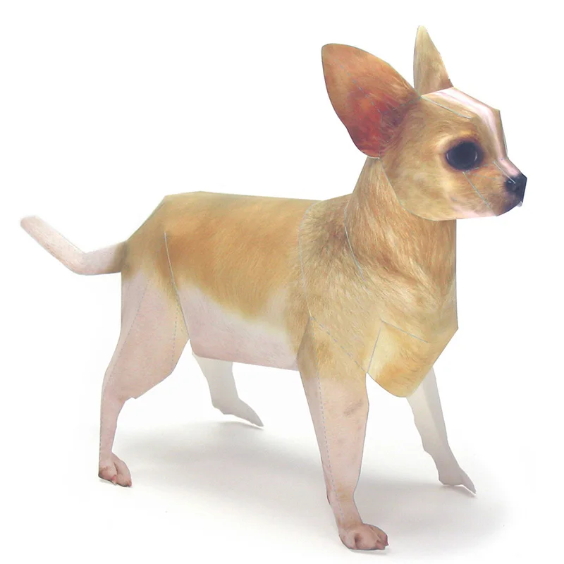 Chihuahua Dog Origami Art Pet  - Art Craft Center reseña y precio