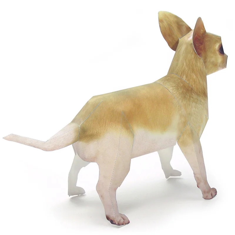 Chihuahua Dog Origami Art Pet  - Art Craft Center reseña y precio