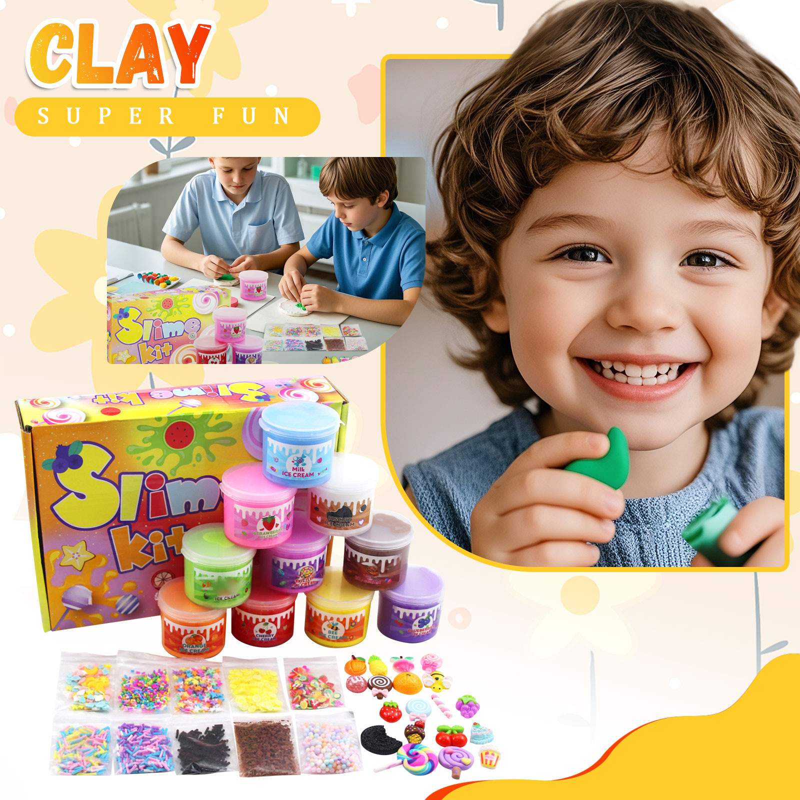 Kids Slime Kit DIY Stretchy Se - Art Craft Kindergarten reseña y precio