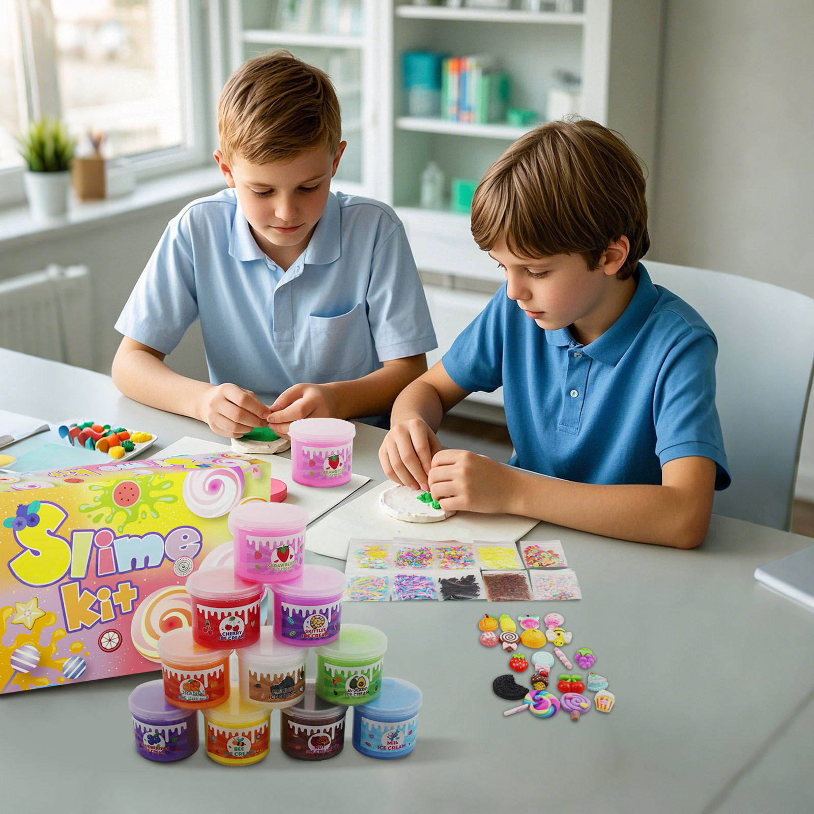 Kids Slime Kit DIY Stretchy Se - Art Craft Kindergarten reseña y precio